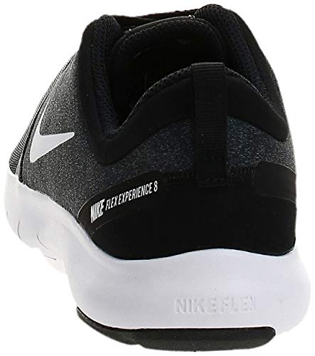 Nike Flex Experience RN 8 (GS) - Zapatillas para Hombre, Black/White/Cool Grey/Reflect Silver, 40 EU