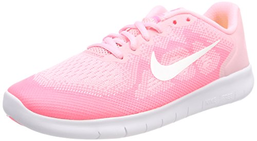 NIKE Free RN 2017 (GS) Zapatillas de Entrenamiento, Niñas, Rosa (Arctic Punch/Metallic Summit White-Sunset Pulse 602), 38 EU