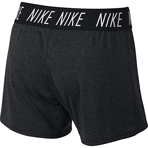 NIKE G Nk Dry Short Trophy 4in Pantalones Cortos de Deporte, Niñas, Black/htr/(White), L NIKE G Nk Dry Short Trophy 4in Pantalones Cortos de Deporte, Niñas, Black/htr/(White), L