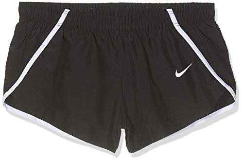 NIKE G NK Dry Sprinter Short Pantalones Cortos de Deporte, Niñas, Black/Black/White/White c/o, XS