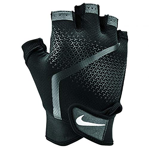 Nike Guantes de entrenamiento para hombres, negro / antracita / blanco, talla L