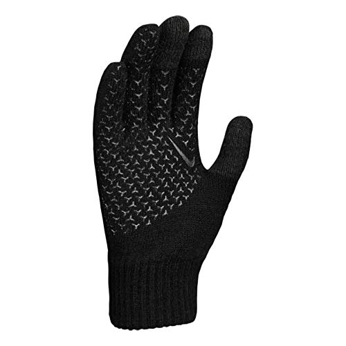 Nike Guantes Unisex YA Knitted Tech and Grip 2.0, Color Negro, L/XL