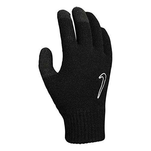 Nike Guantes Unisex YA Knitted Tech and Grip 2.0, Color Negro, L/XL