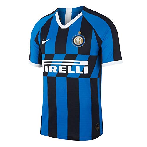 NIKE Inter Y Nk BRT Stad JSY SS Hm Camiseta, Unisex niños, Blue Spark/White, M NIKE Inter Y Nk BRT Stad JSY SS Hm Camiseta, Unisex niños, Blue Spark/White, M