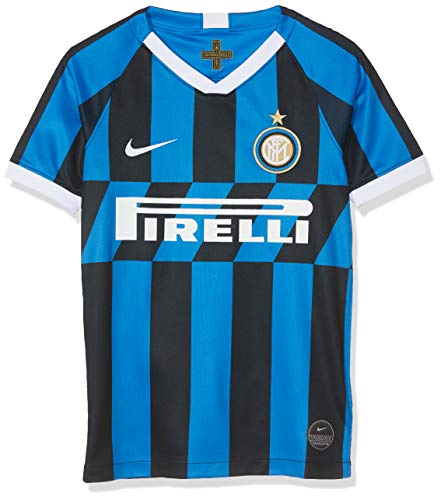 NIKE Inter Y Nk BRT Stad JSY SS Hm Camiseta, Unisex niños, Blue Spark/White, M