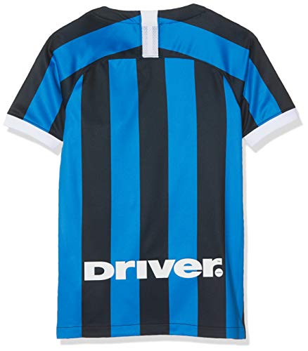 NIKE Inter Y Nk BRT Stad JSY SS Hm Camiseta, Unisex niños, Blue Spark/White, M NIKE Inter Y Nk BRT Stad JSY SS Hm Camiseta, Unisex niños, Blue Spark/White, M