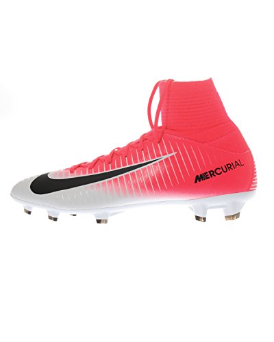 Nike Jr. Mercurial Superfly V FG - Bolso bandolera, color rosa, Unisex Niños, 831943, Elemental rosa metálico plateado., K37.5