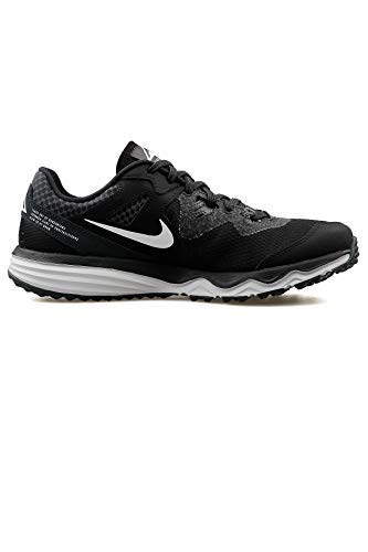 Nike Juniper Trail, Zapatillas para Correr de Carretera para Hombre, Black/White-DK Smoke Grey-Grey, 43 EU