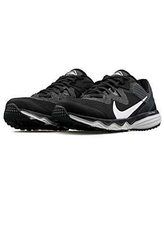 Nike Juniper Trail, Zapatillas para Correr de Carretera para Hombre, Black/White-DK Smoke Grey-Grey, 43 EU