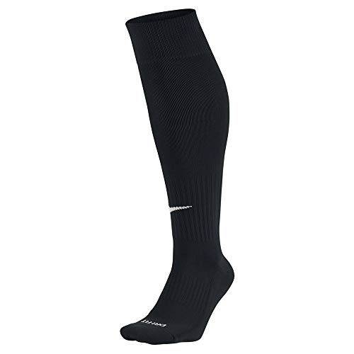 Nike Knee High Classic Football Dri Fit Calcetines, Unisex Adulto, Negro/Blanco, L (42-46)