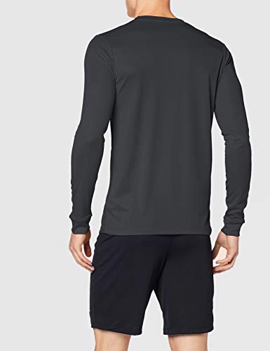 Nike LS Park Vi JSY Camiseta de Manga Larga, Hombre, Negro (Black/White), L