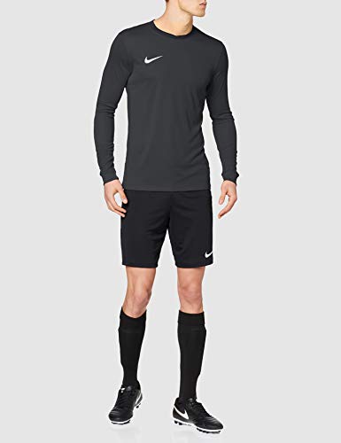Nike LS Park Vi JSY Camiseta de Manga Larga, Hombre, Negro (Black/White), L Nike LS Park Vi JSY Camiseta de Manga Larga, Hombre, Negro (Black/White), L
