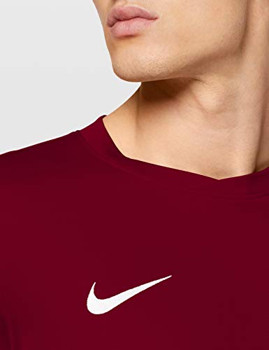 Nike LS Park Vi JSY Camiseta de Manga Larga, Hombre, Rojo (Team Red/White), L