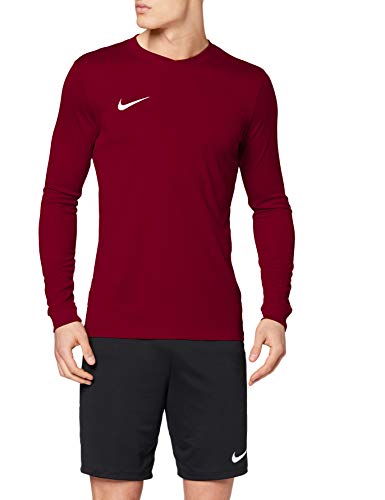 Nike LS Park Vi JSY Camiseta de Manga Larga, Hombre, Rojo (Team Red/White), L