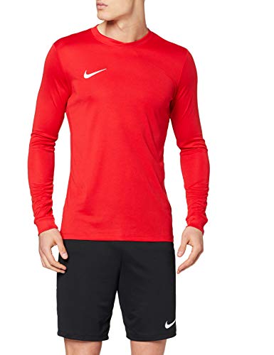 Nike LS Park Vi JSY Camiseta de Manga Larga, Hombre, Rojo (University Red/White), L