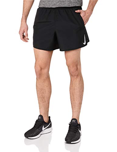 NIKE M NK Chllgr Short 5In BF Pantalones Cortos de Deporte, Hombre, Black/Black/Reflective silv