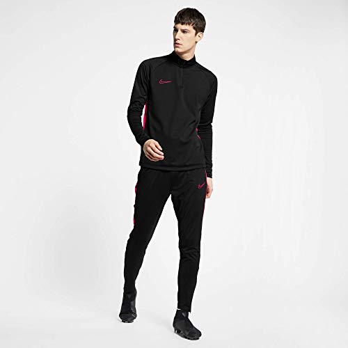 NIKE M NK Dry Acdmy Pant Kpz Sport Trousers, Hombre, Black/Hyper Pink/Hyper Pink, S