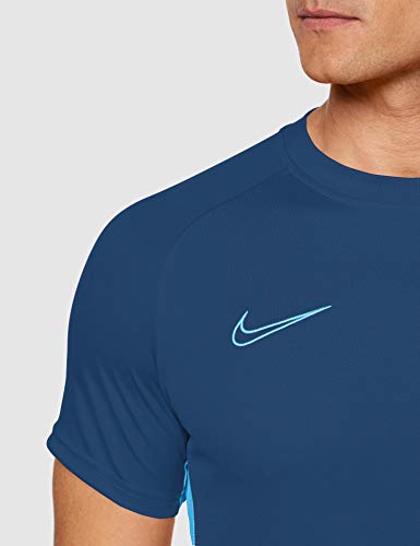 NIKE M Nk Dry Acdmy Top SS T-Shirt, Hombre, Coastal Blue/Lt Photo Blue/(Lt Photo Blue), S