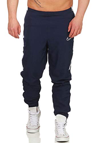 NIKE M NK Dry Acdmy19 Pant Wpz Sport Trousers, Hombre, Obsidian/White/White, L NIKE M NK Dry Acdmy19 Pant Wpz Sport Trousers, Hombre, Obsidian/White/White, L