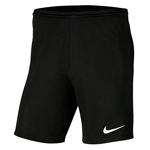 NIKE M NK Dry Park III Short NB K Pantalones Cortos de Deporte, Hombre, Black/White NIKE M NK Dry Park III Short NB K Pantalones Cortos de Deporte, Hombre, Black/White