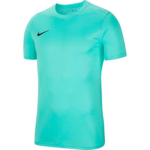 NIKE M Nk Dry Park VII JSY SS Camiseta de Manga Corta, Hombre, Azul (Hyper Turq/Black), L