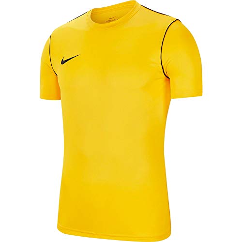 NIKE M Nk Dry Park20 Top SS Short Sleeve, Hombre, Tour Yellow/Black/Black