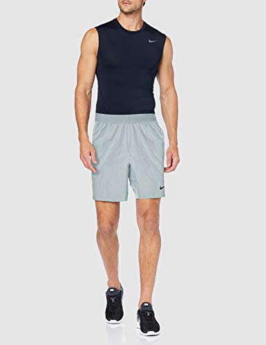 NIKE M Nk FLX Short Yoga Pantalón Corto, Hombre, Ocean Cube/Ghost Aqua/Black, 2XL