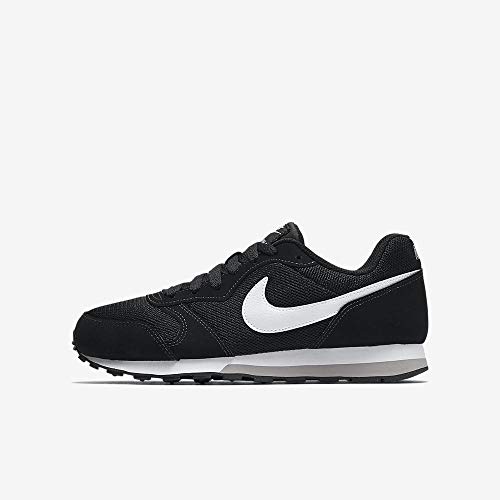 Nike MD Runner 2 GS 807316-001, Zapatillas de Running Mujer, Negro (Black/Wolf Grey/White), 37.5 EU