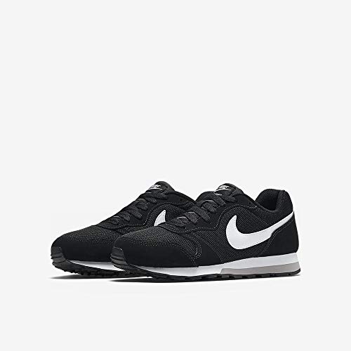 Nike MD Runner 2 GS 807316-001, Zapatillas de Running Mujer, Negro (Black/Wolf Grey/White), 37.5 EU