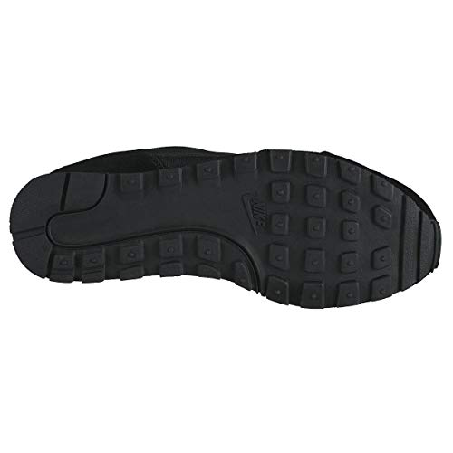 Nike MD Runner 2, Zapatillas de Running Mujer, Negro (Black / Black-White), 37.5 EU