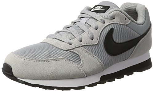 Nike MD Runner 2, Zapatillas para Hombre, Wolf Grey/Black/White, 43 EU