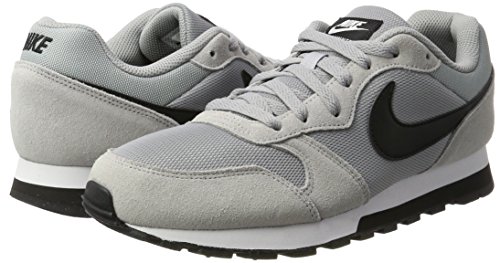 Nike MD Runner 2, Zapatillas para Hombre, Wolf Grey/Black/White, 45 EU