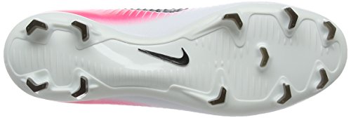 Nike Mercurial Veloce III DF FG, Botas de fútbol para Hombre, Rosa (Racer Pink/Black White), 41 EU Nike Mercurial Veloce III DF FG, Botas de fútbol para Hombre, Rosa (Racer Pink/Black White), 41 EU