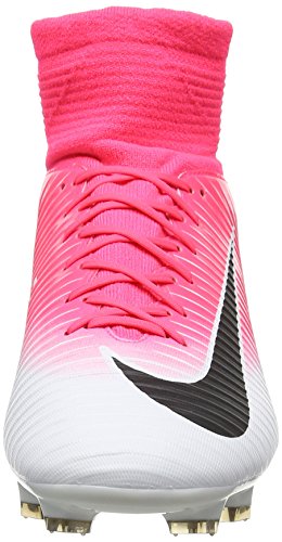 Nike Mercurial Veloce III DF FG, Botas de fútbol para Hombre, Rosa (Racer Pink/Black White), 41 EU