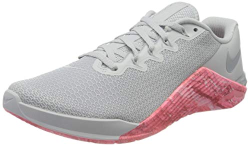 Nike Metcon 5, Zapatillas de Atletismo Mujer, Multicolor (Pure Platinum/Oil Grey/Imperial Blue 4), 37.5 EU