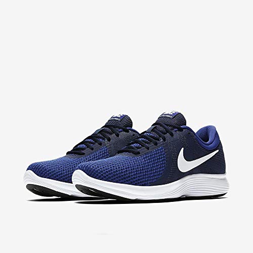 Nike Nike Revolution 4 Eu Zapatillas de Running Hombre, Multicolor (Midnight Navy/White/Deep Royal Blue 414), 43 EU