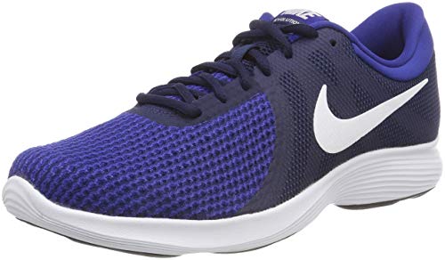 Nike Nike Revolution 4 Eu Zapatillas de Running Hombre, Multicolor (Midnight Navy/White/Deep Royal Blue 414), 43 EU Nike Nike Revolution 4 Eu Zapatillas de Running Hombre, Multicolor (Midnight Navy/White/Deep Royal Blue 414), 43 EU