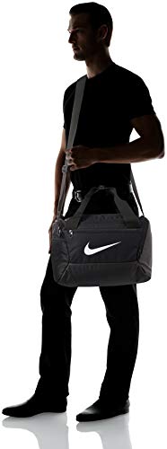 NIKE NK Brsla XS Duff-9.0 (25L) Bolsa Lona de Deporte, Unisex Adulto, Black/Black/White, MISC