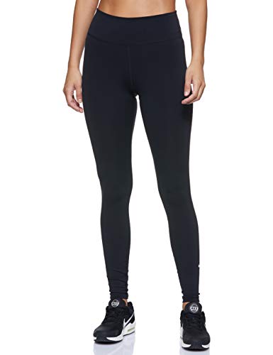 NIKE One Mallas, Mujer, Negro (Black/White), XL NIKE One Mallas, Mujer, Negro (Black/White), XL