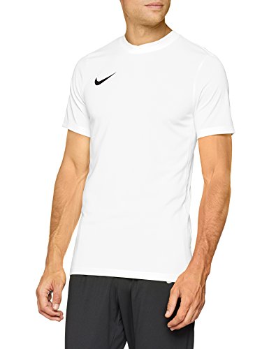 Nike Park VI Camiseta de Manga Corta para hombre, Blanco (White/Black), L