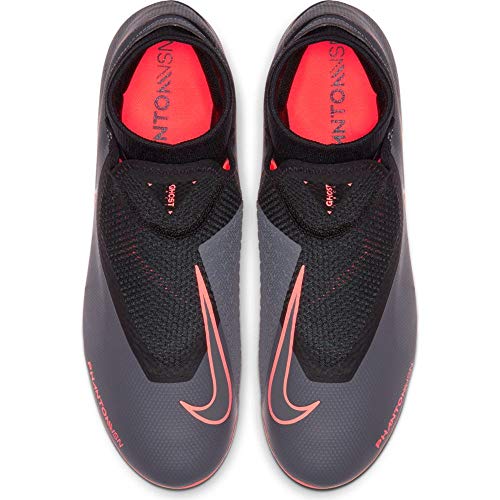Nike Phantom Vsn Academy DF FG/MG, Zapatillas de FĂștbol Hombre, Gris (Dk Grey/BRT Mango/Black/Black 080), 44 EU Nike Phantom Vsn Academy DF FG/MG, Zapatillas de FĂștbol Hombre, Gris (Dk Grey/BRT Mango/Black/Black 080), 44 EU