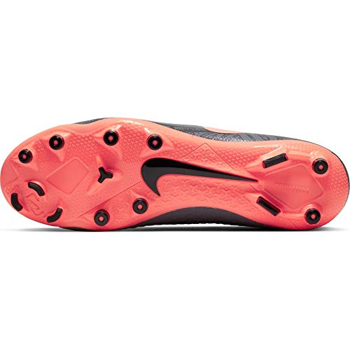 Nike Phantom Vsn Academy DF FG/MG, Zapatillas de FĂștbol Hombre, Gris (Dk Grey/BRT Mango/Black/Black 080), 44 EU Nike Phantom Vsn Academy DF FG/MG, Zapatillas de FĂștbol Hombre, Gris (Dk Grey/BRT Mango/Black/Black 080), 44 EU