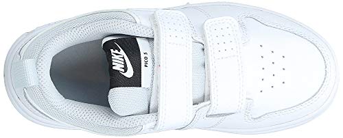 Nike Pico 5 (PSV), Zapatillas de Tenis, Blanco (White/White/Pure Platinum 100), 31 EU