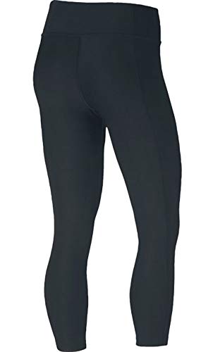 NIKE Power Essential Running Capri Mallas, Mujer, Negro/Negro, XS NIKE Power Essential Running Capri Mallas, Mujer, Negro/Negro, XS