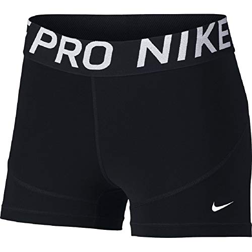 Nike Pro 3 - Pantalones cortos de entrenamiento para mujer blanco/negro XS Nike Pro 3 - Pantalones cortos de entrenamiento para mujer blanco/negro XS