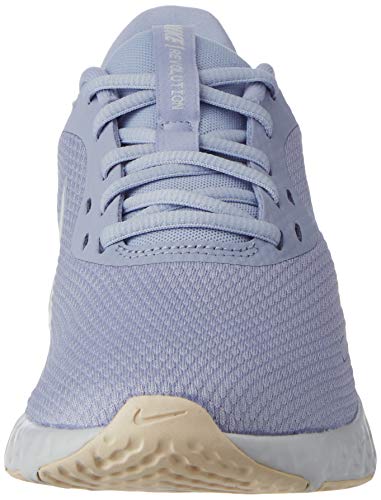 NIKE Revolution 5, Running Shoe Mujer, Ghost/Summit White-World Indigo, 38.5 EU