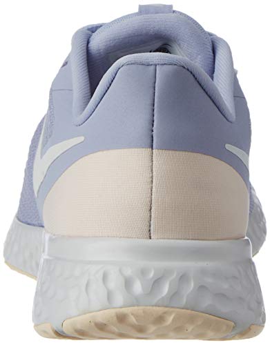 NIKE Revolution 5, Running Shoe Mujer, Ghost/Summit White-World Indigo, 38.5 EU NIKE Revolution 5, Running Shoe Mujer, Ghost/Summit White-World Indigo, 38.5 EU