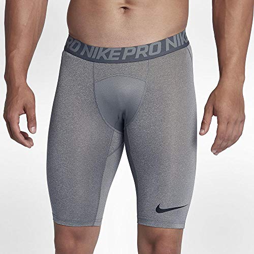 NIKE Shorts Pro Cool Pantalón Corto, Hombre, Gris-Gris, M