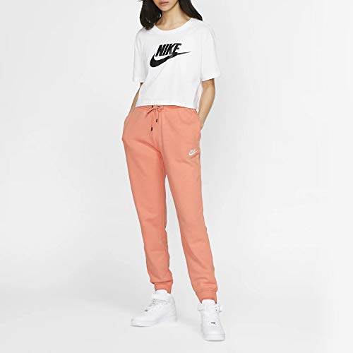 NIKE Sportswear Essential - Pantalones de Forro Polar para Mujer (Talla L), Color Rosa