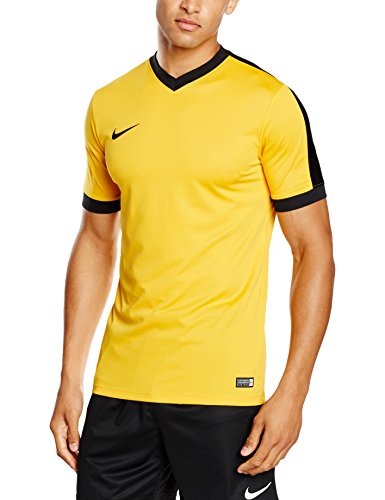 NIKE SS Striker IV JSY Camiseta del Fútbol, Hombre, Oro_Nero_Bianco, XXL NIKE SS Striker IV JSY Camiseta del Fútbol, Hombre, Oro_Nero_Bianco, XXL